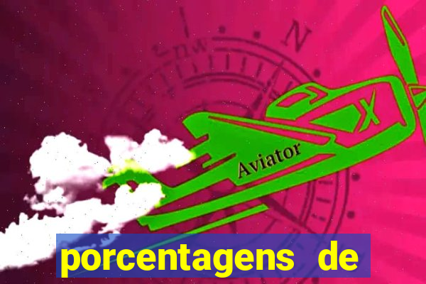 porcentagens de jogos pagantes